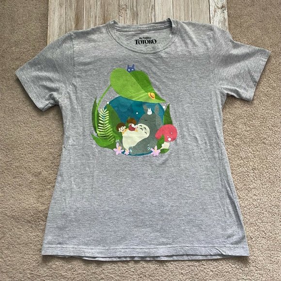 My Neighbor Totoro Juniors L Graphic T-Shirt Tee Studio Ghibli Her Universe - Picture 1 of 12